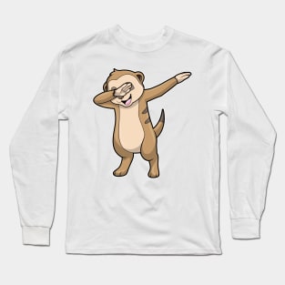 Meerkat as Hip Hop Dance Dab Long Sleeve T-Shirt